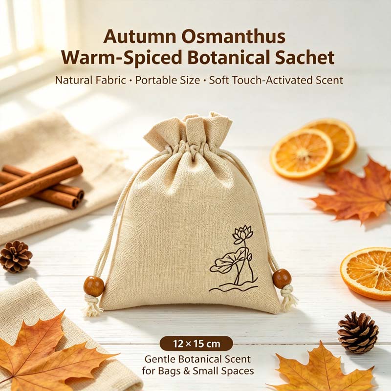 Autumn Osmanthus Warm‑Spiced Portable Botanical Sachet