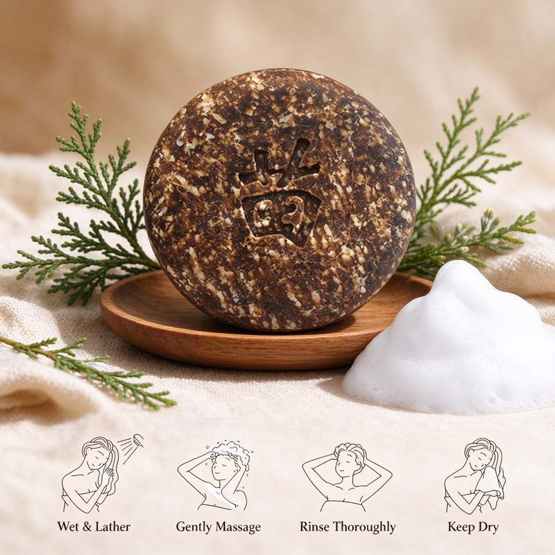 Autumn Herbal Solid Shampoo Bar