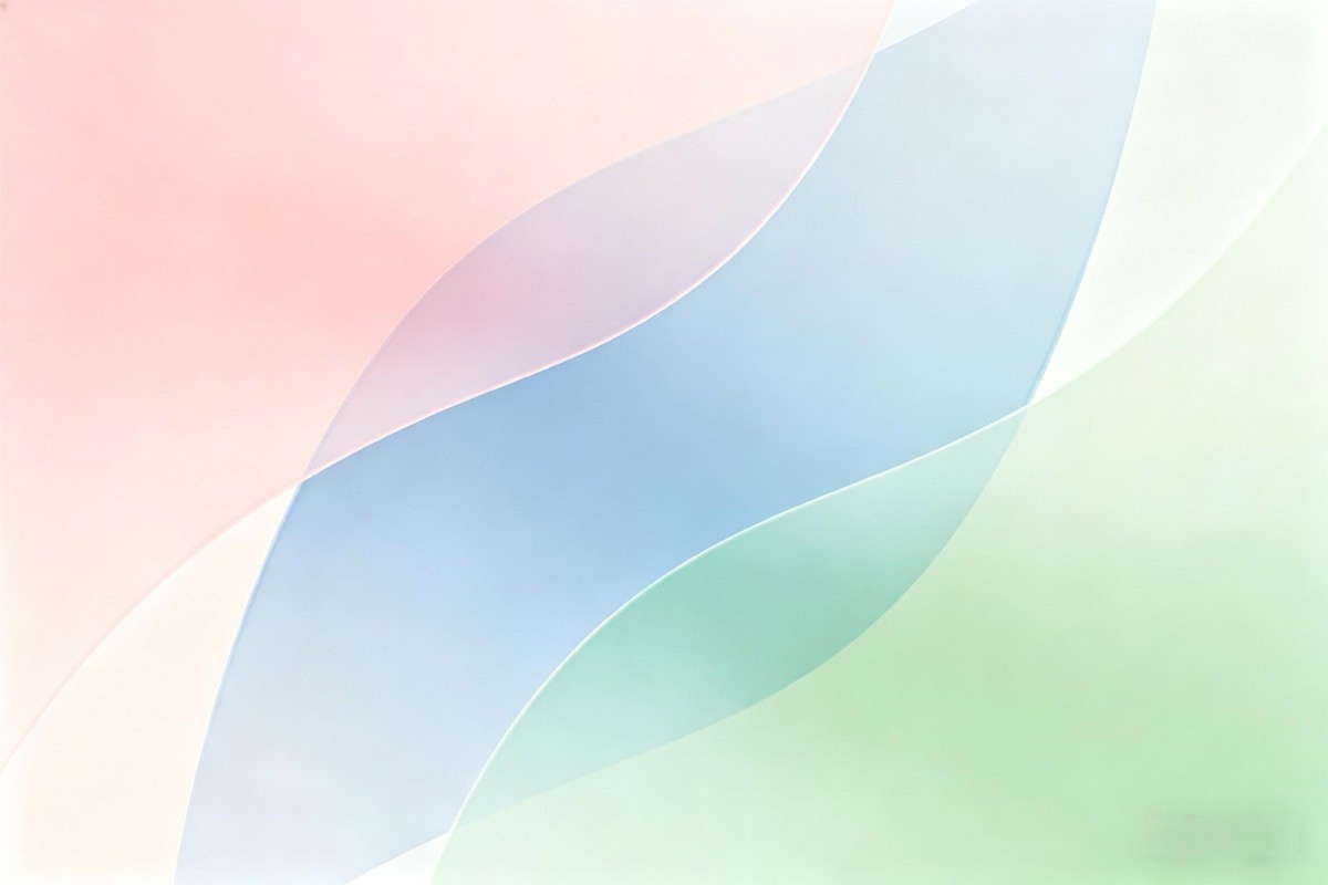 Abstract illustration: three gentle rhythms overlapping&mdash;calendar, culture, body&mdash;Grain Buds theme.