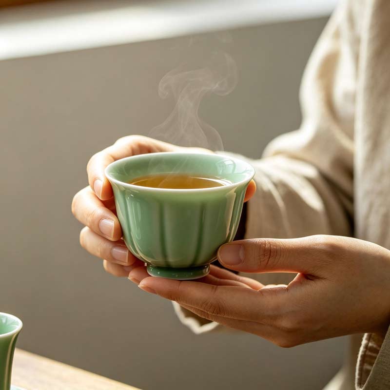 One cup, two hands, small pause&mdash;ritual without perfectionism.