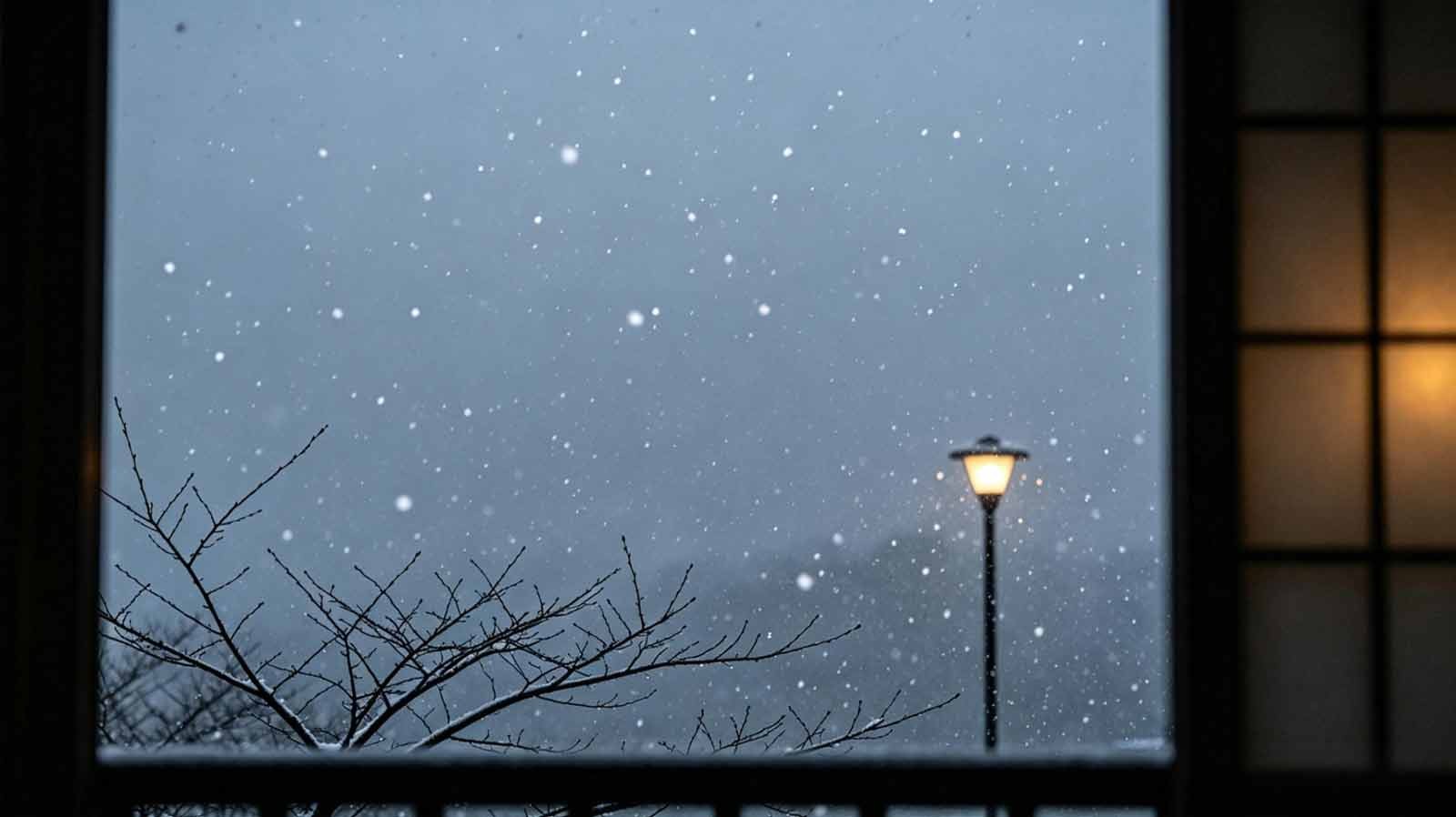 Gentle snow-flurry or rain-speckled dusk—Minor Snow (Xiao Xue).